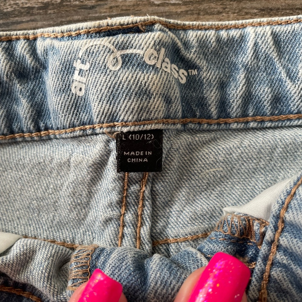 Art Class Light Blue Kids Denim Shorts